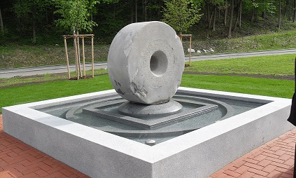 Brunnen, nach einem 3D-Modell gefertigt